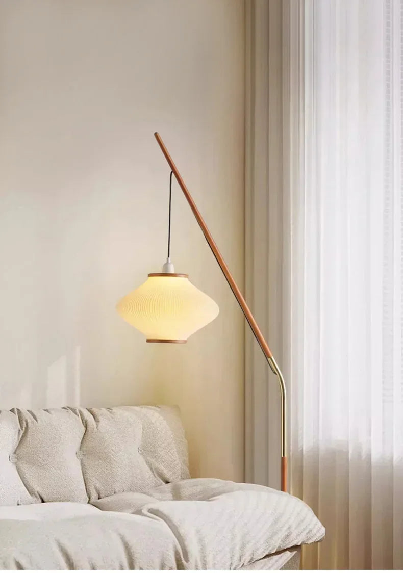 Minimal Nordice style Japandi Tall Floor Lamp Light