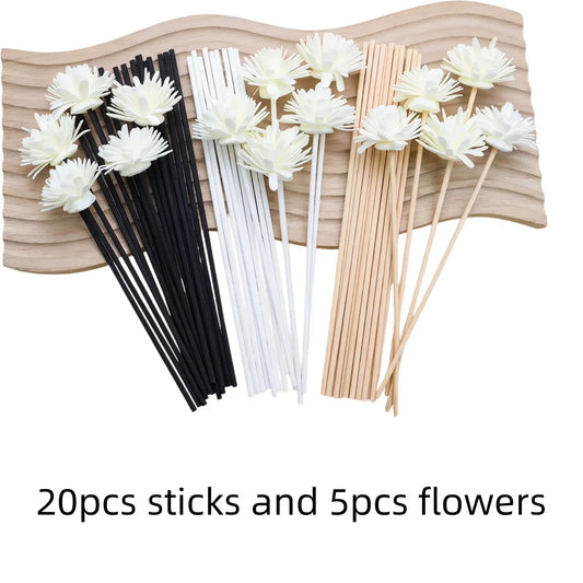 Decorative Reed Diffuser Flower Sticks for Home Fragrance Besontique Home decor