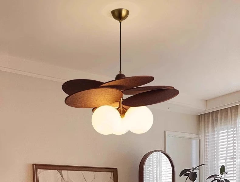 Modern Retro Rattan Weave Pendant Ceiling Light │ Vintage Chandelier Hanging Lamp