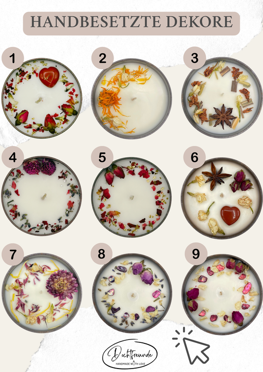 Sternzeichen Stier - Handgemachte Sojawachs-Kerze - Personalisiertes Astrologie-Geschenk - Besontique Home