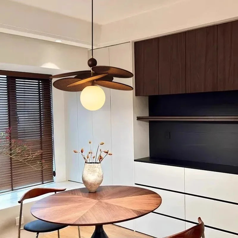 Modern Retro Rattan Weave Pendant Ceiling Light │ Vintage Chandelier Hanging Lamp