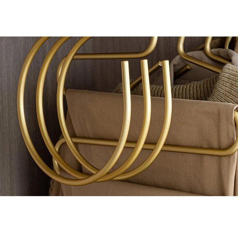 5 pcs Matte Gold/Silver S Shape Hook Holders │ Modern Practical Clothes Hanger - Besontique Home
