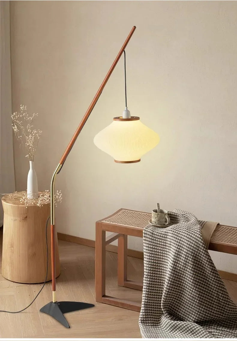 Minimal Nordice style Japandi Tall Floor Lamp Light