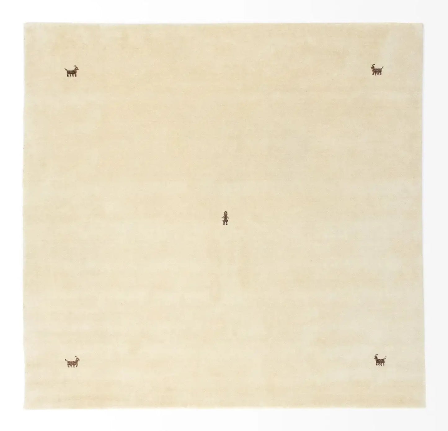 Gabbeh-Teppich - Indus »Sahara« Quadratisch