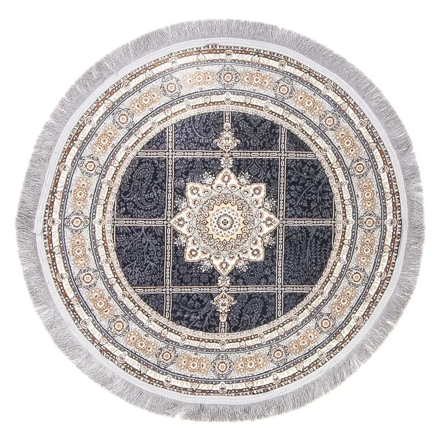 Orientalischer Webteppich - Östliche Eleganz - rund