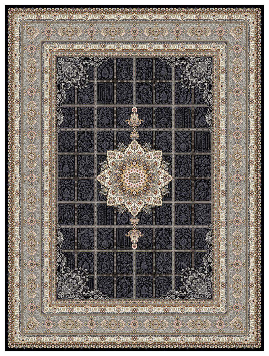 Orientalischer Webteppich - Östliche Eleganz - rechteckig