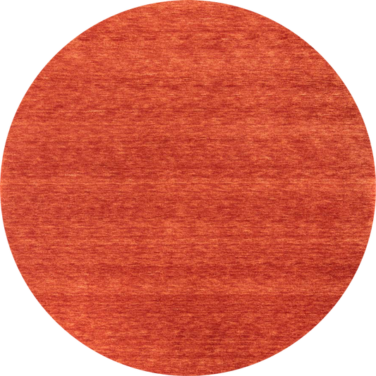 Gabbeh Teppich - Softy - Uni - rund - Besontique Home