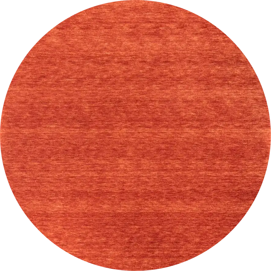 Gabbeh Teppich - Softy - Uni - rund