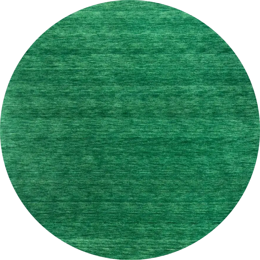Gabbeh Teppich - Softy - Uni - rund