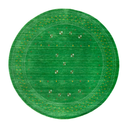 Gabbeh Teppich - Loribaft Softy - LuxeWeave - rund - Besontique Home