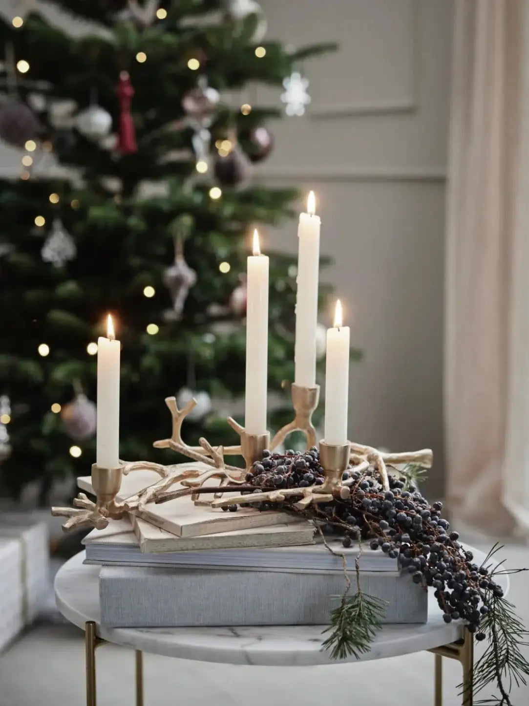 Kerzenhalter Marline hellgold - Besontique Home