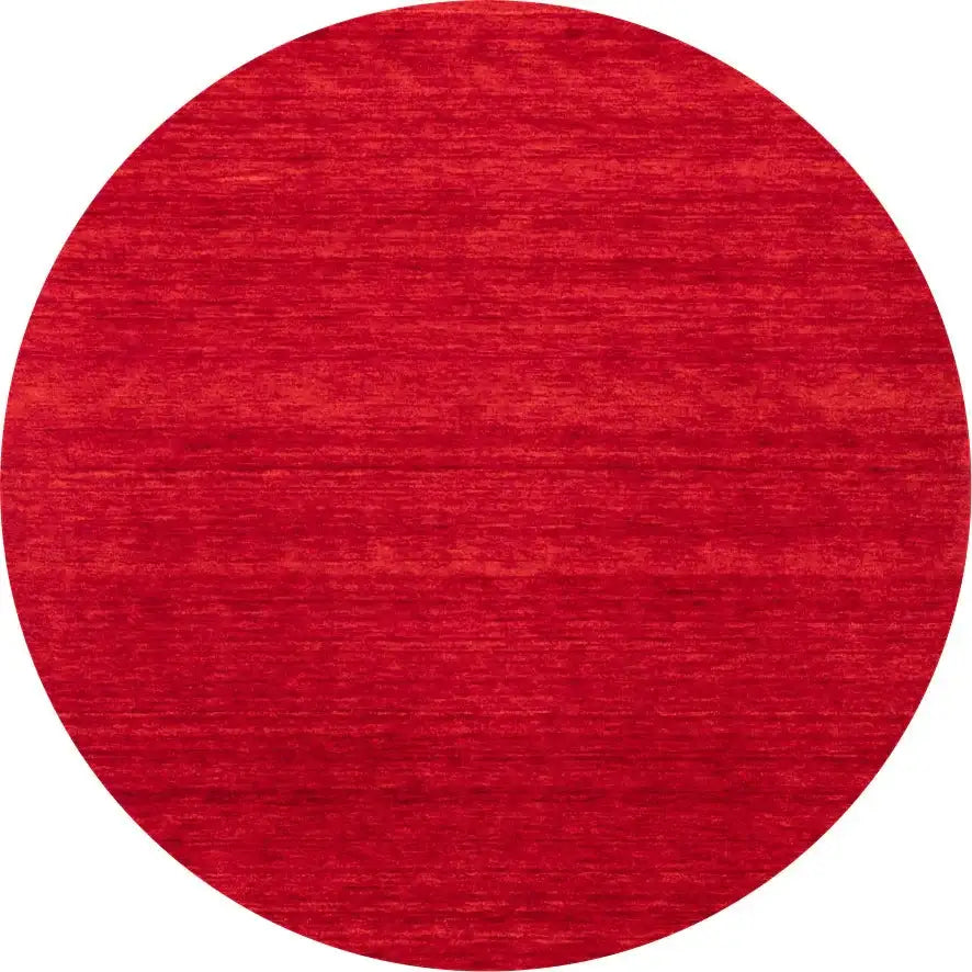 Gabbeh Teppich - Softy - Uni - rund