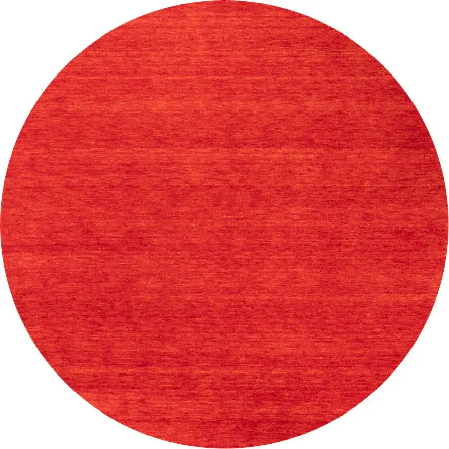 Gabbeh Teppich - Softy - Uni - rund