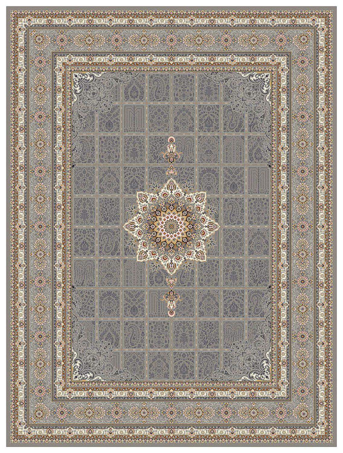 Orientalischer Webteppich - Östliche Eleganz - rechteckig