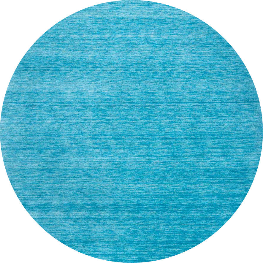 Gabbeh Teppich - Softy - Uni - rund - Besontique Home