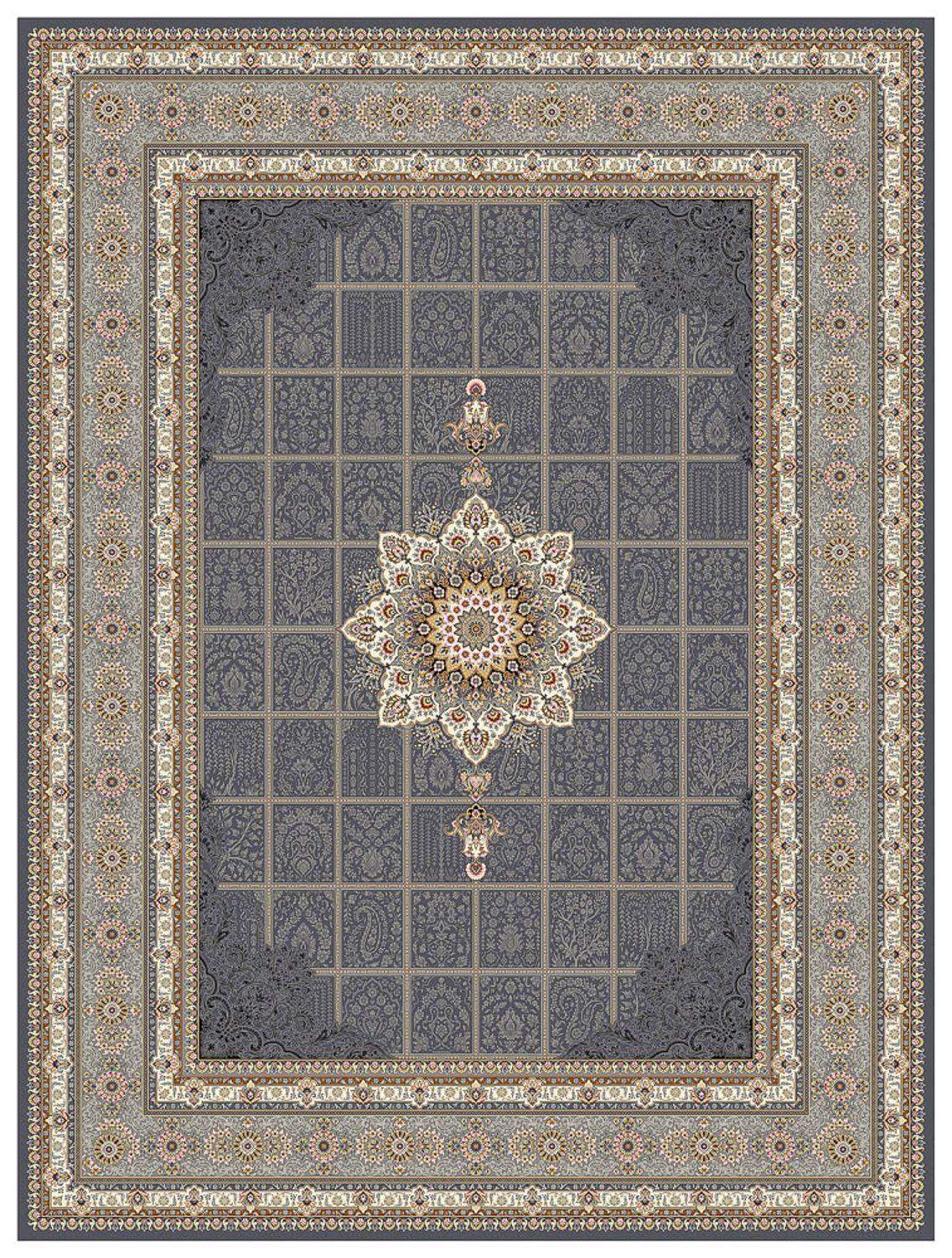 Orientalischer Webteppich - Östliche Eleganz - rechteckig