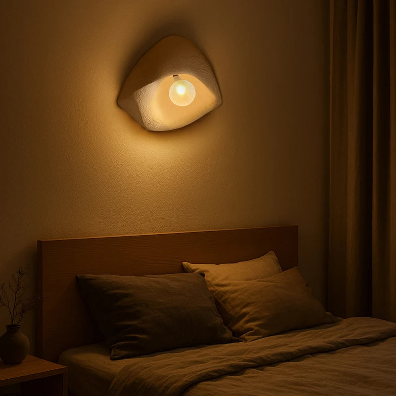 Japandi style Resin Wall Light │ Modern Nordic Style Wall Mounted Creative Lamp