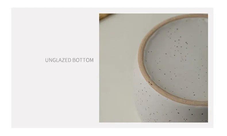 Aesthetic Vintage Coffee Mug Cup β Ceramic High Temperature Resistance Big Belly Cup β Kitchenware - Besontique Home
