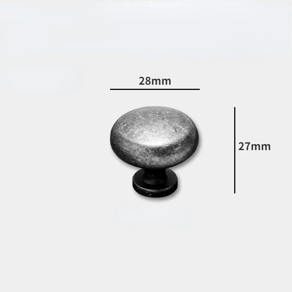 American Vintage Bronze Antique Silver Furniture Door Knob │ Kitchen Drawer Wardrobe Handles - Besontique Home