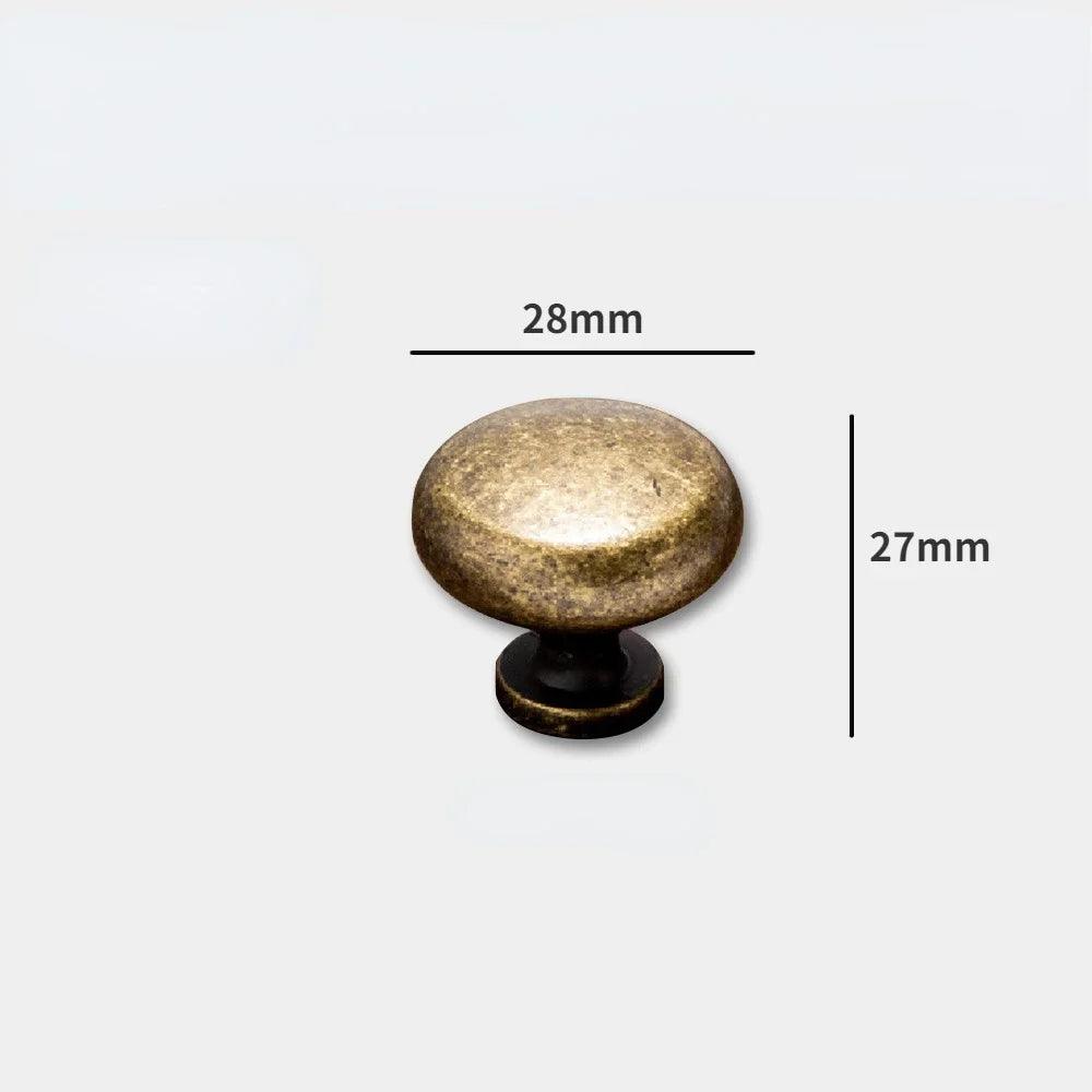 American Vintage Bronze Antique Silver Furniture Door Knob │ Kitchen Drawer Wardrobe Handles - Besontique Home