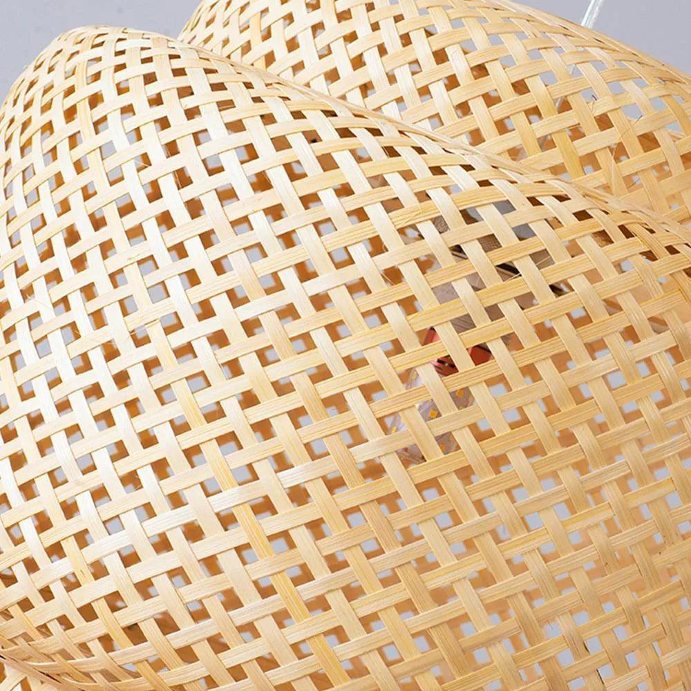 Bamboo Hand Woven Stylish Ceiling Light │ Modern Lantern Chandelier Lamp Lighting - Besontique Home