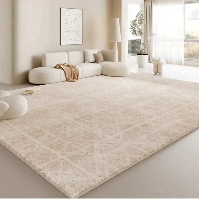 beige-light-beige-luxury-home-floor-carpet-modern-boho-anti-slip-decorative-rug-besontique-home-73252 - Besontique Home