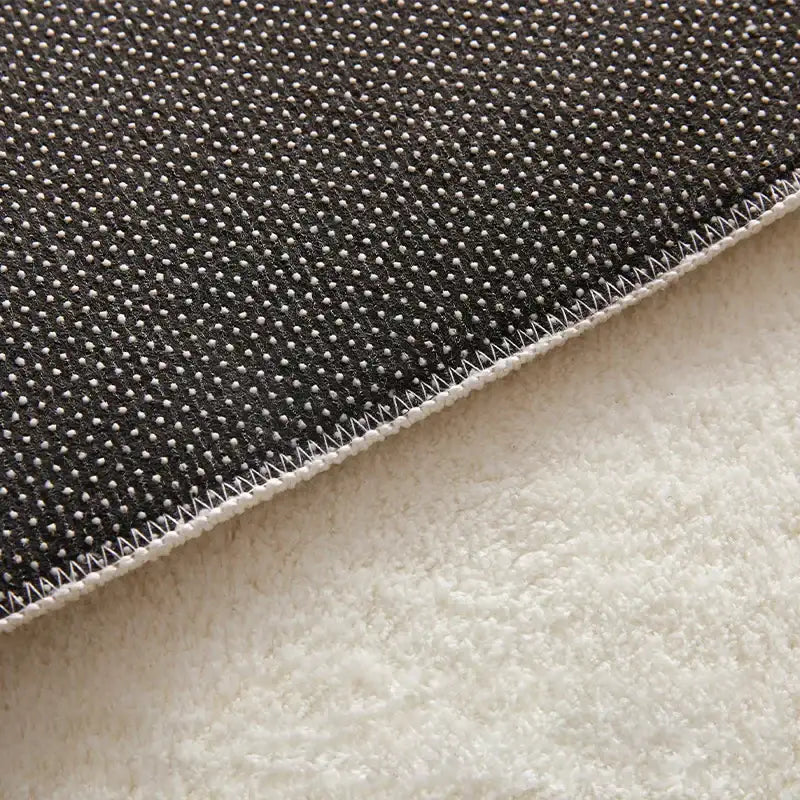 beige-printed-pattern-fluffy-plush-irregular-rug-carpet-besontique-home-11044 - Besontique Home