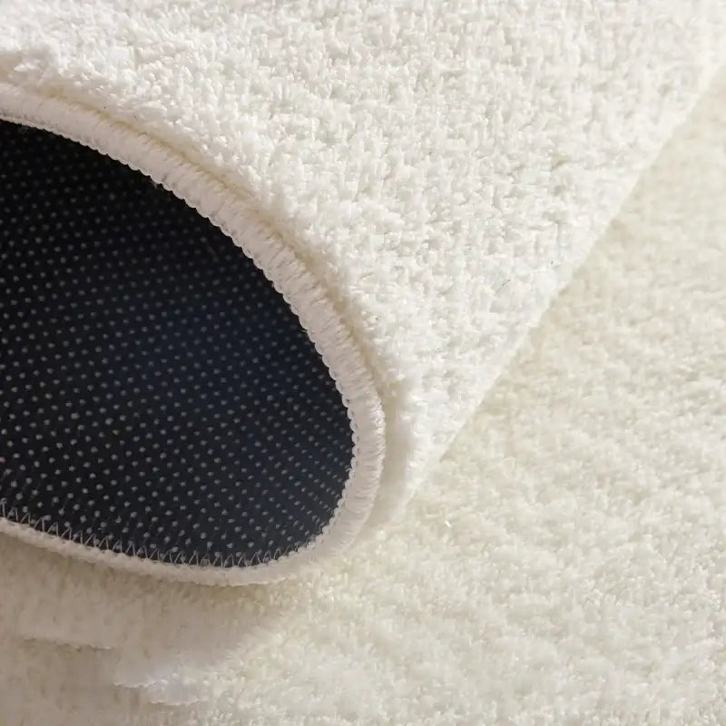 beige-printed-pattern-fluffy-plush-irregular-rug-carpet-besontique-home-70675 - Besontique Home