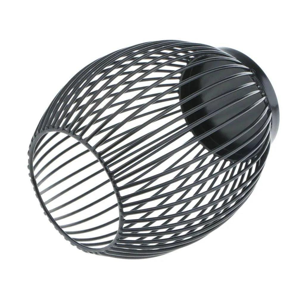 Black Hollow Metal Candle Holder │ Lantern Geometric Shape Candle Stand - Besontique Home
