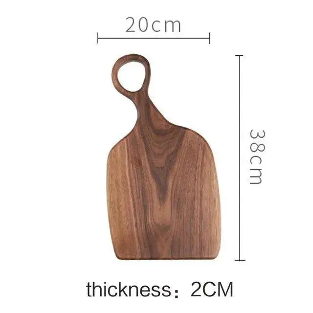 Black Walnut Wood Tray Solid Chopping Boards │ Modern Decorative Platter Kitchenware - Besontique Home