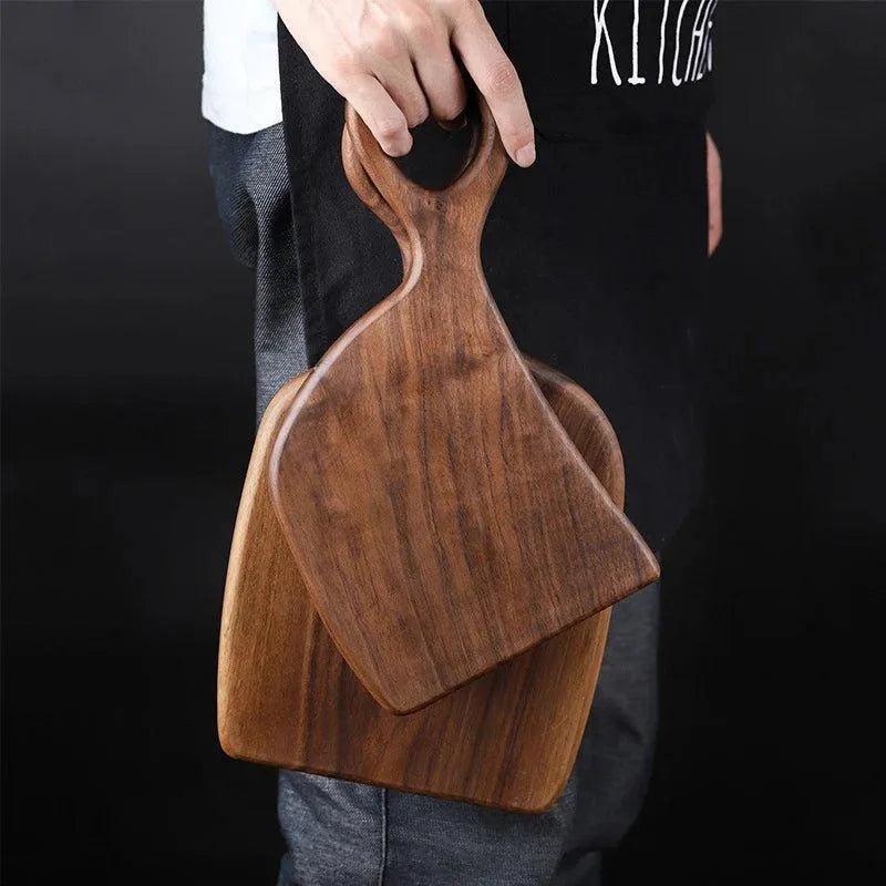 Black Walnut Wood Tray Solid Chopping Boards │ Modern Decorative Platter Kitchenware - Besontique Home