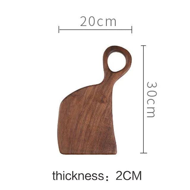 Black Walnut Wood Tray Solid Chopping Boards │ Modern Decorative Platter Kitchenware - Besontique Home