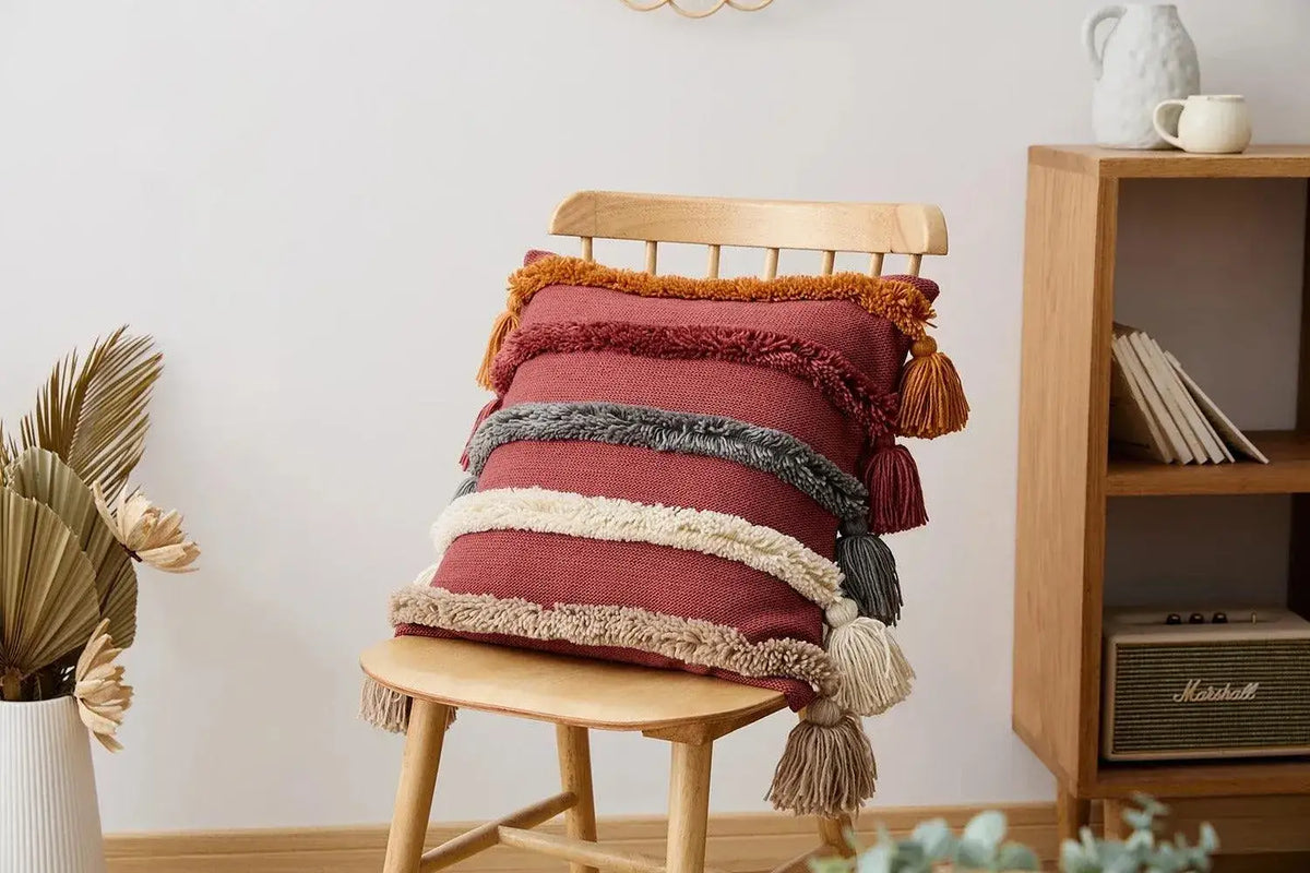 bohemian-stripe-knitted-cushion-cover-with-tassels-home-decor-tufted-throw-pillow-case-besontique-16 - Besontique Home