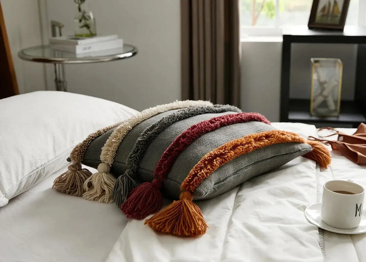 bohemian-stripe-knitted-cushion-cover-with-tassels-home-decor-tufted-throw-pillow-case-besontique-26 - Besontique Home