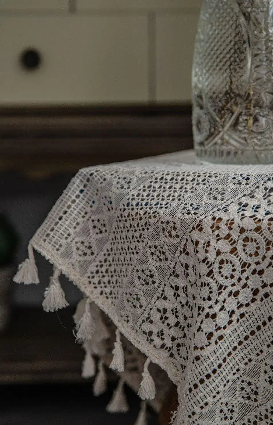 boho-style-translucent-curtain-beige-woven-geometric-crochet-curtains-besontique-home-70729 - Besontique Home