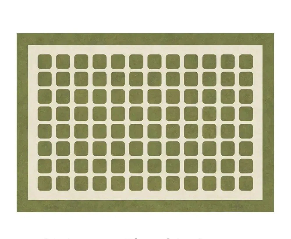 Checkerboard Pattern Home Decor Carpet │ Modern Geometric Decorative Floor Rug - Besontique Home