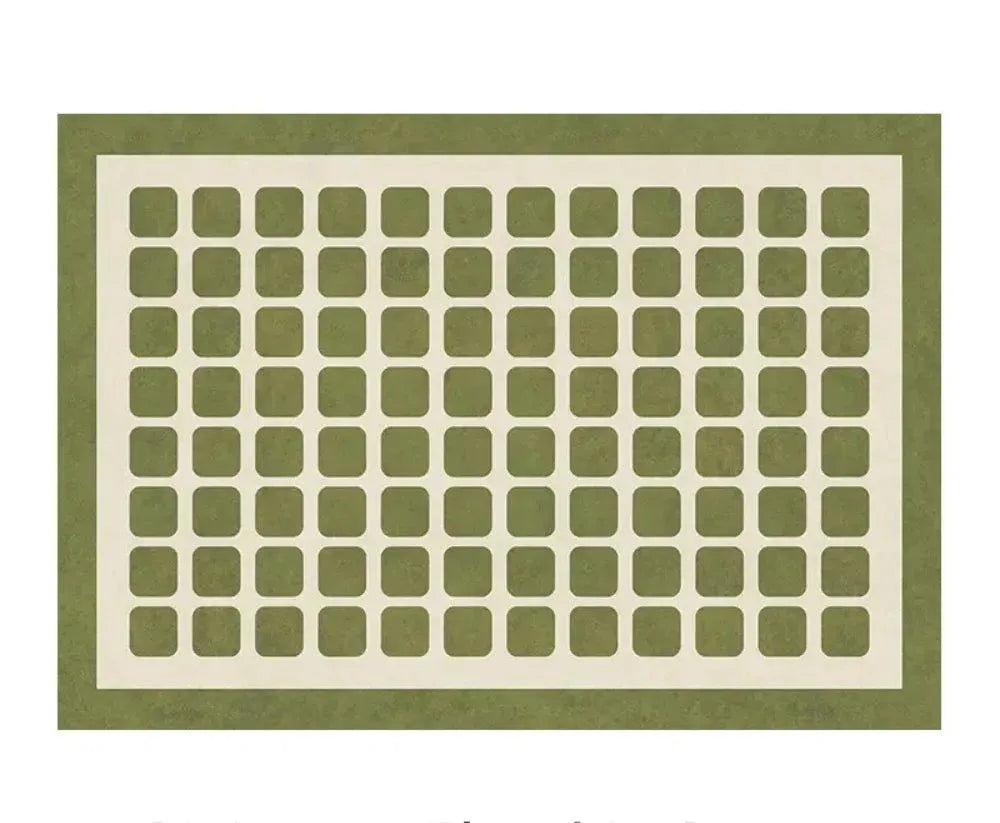 Checkerboard Pattern Home Decor Carpet │ Modern Geometric Decorative Floor Rug - Besontique Home