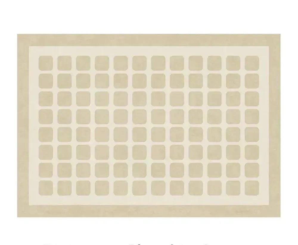 Checkerboard Pattern Home Decor Carpet │ Modern Geometric Decorative Floor Rug - Besontique Home