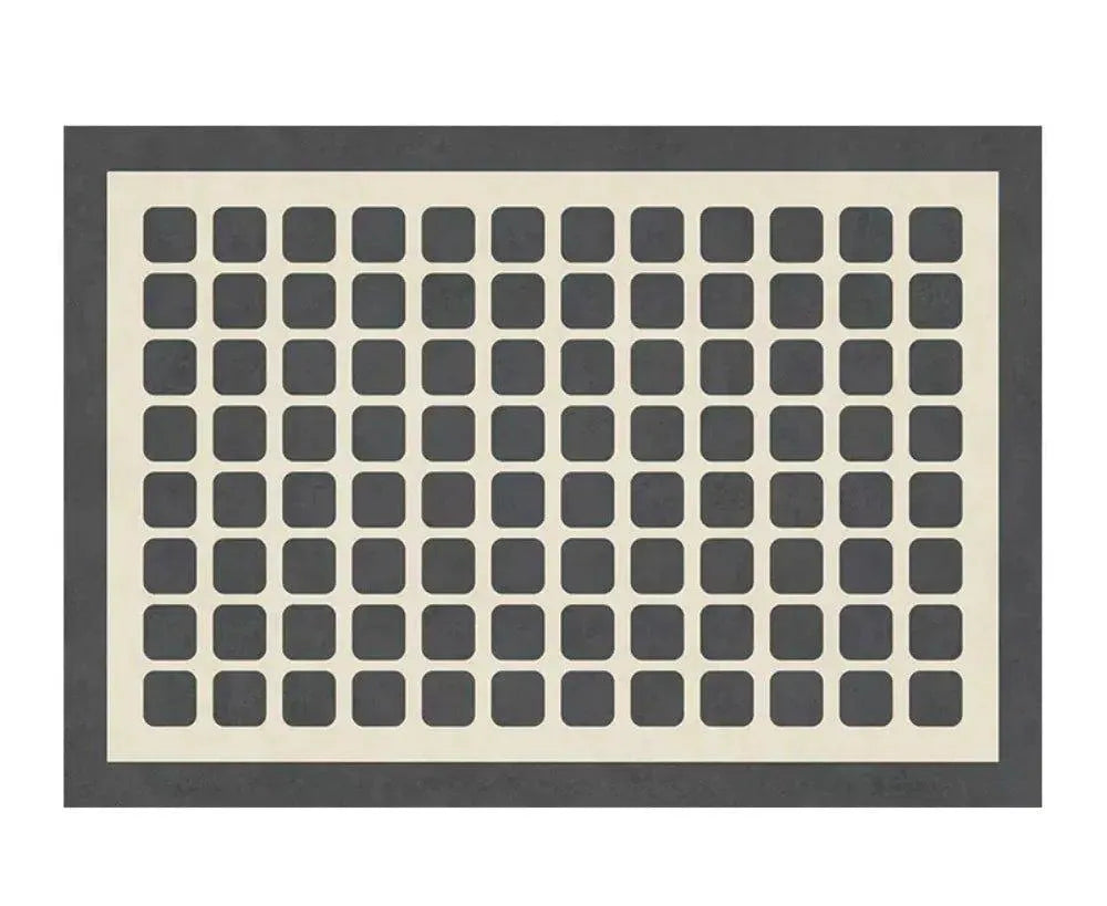 Checkerboard Pattern Home Decor Carpet │ Modern Geometric Decorative Floor Rug - Besontique Home