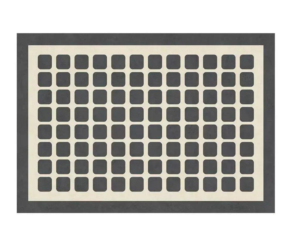 Checkerboard Pattern Home Decor Carpet │ Modern Geometric Decorative Floor Rug - Besontique Home