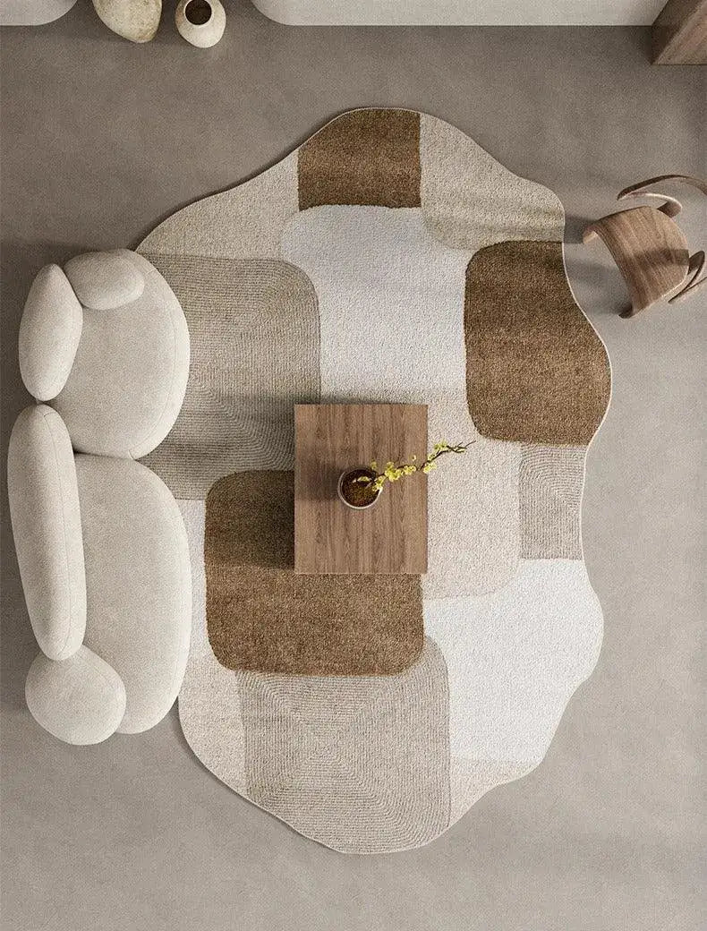 classical-post-modern-neutral-tone-irregular-carpet-modern-retro-american-large-area-carpet-rug-besontique-16 - Besontique Home