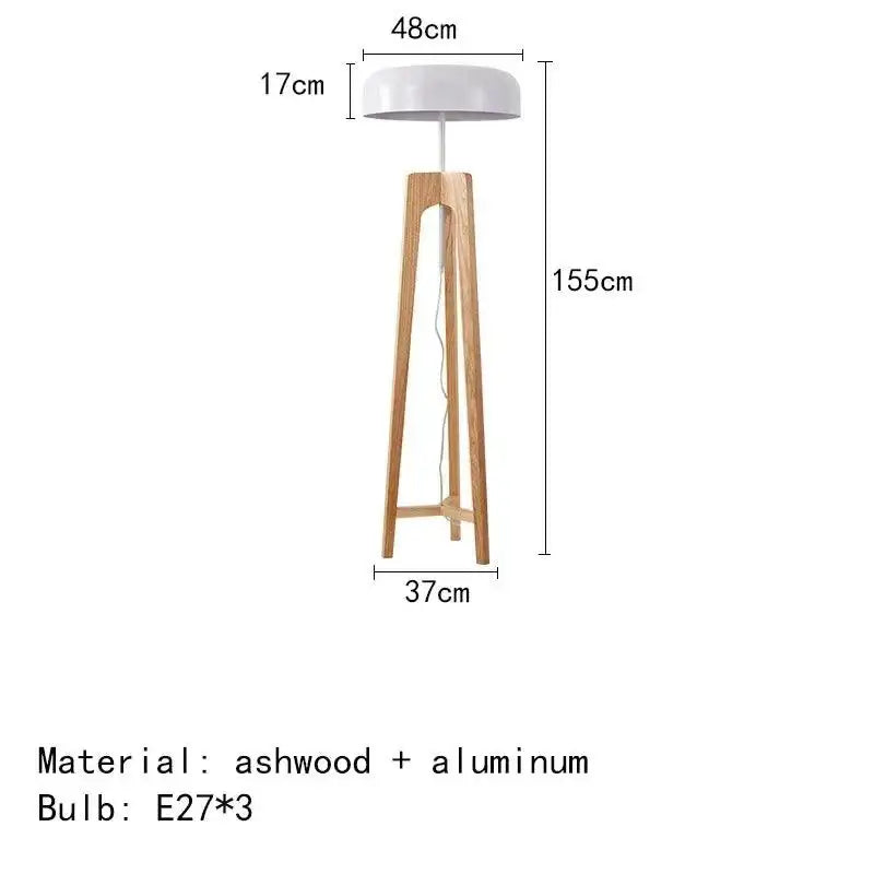classical-wood-solid-floor-tripod-lamp-besontique-home-86243 - Besontique Home