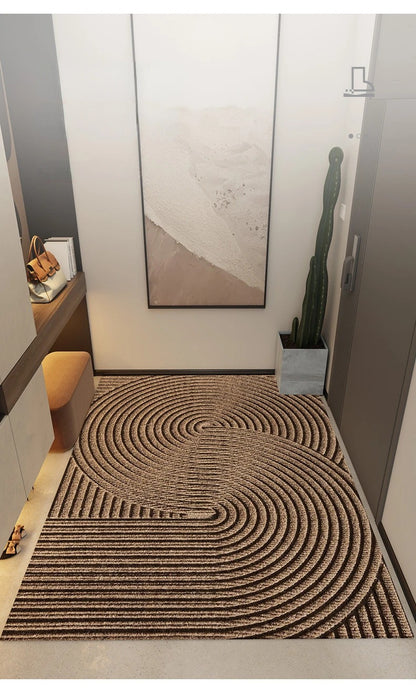 Modern Nordic Stylish PVC Door Mat │ Anti-slip Entrance Floor Rug Mat │ Sand-removing Footpad Besontique Home Decor