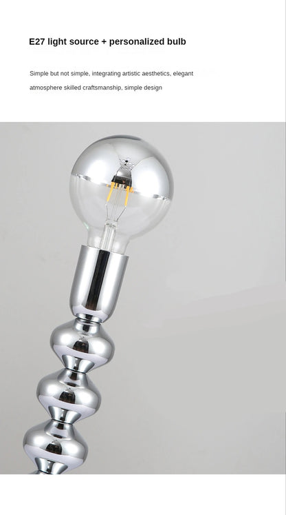 Nordic LED Metal Decorative Night Light │  Modern Vintage Minimal Desk Lamp for Bedroom Decor