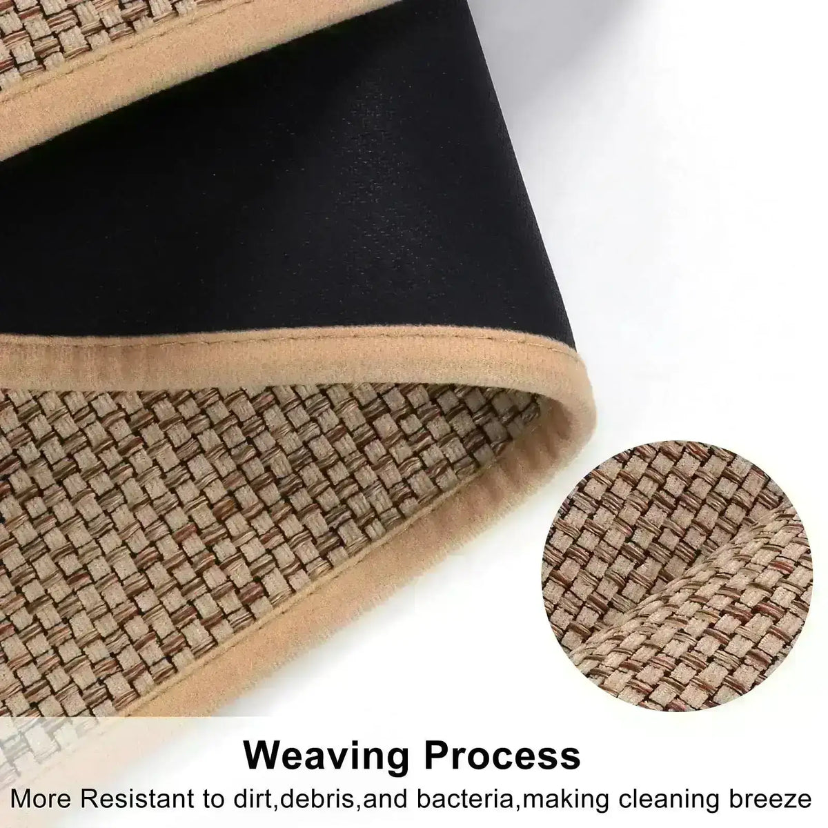 faux-woven-washable-non-slip-kitchen-rug-faux-sisal-running-floor-mat-besontique-home-77394 - Besontique Home