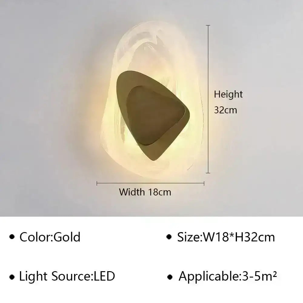 geometric-design-modern-led-wall-light-lamp-goldblackrust-bedside-wall-mounted-lighting-besontique-home-47487 - Besontique Home