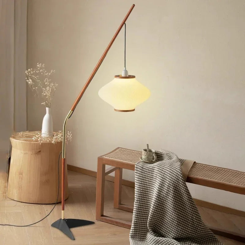 Minimal Nordice style Japandi Tall Floor Lamp Light