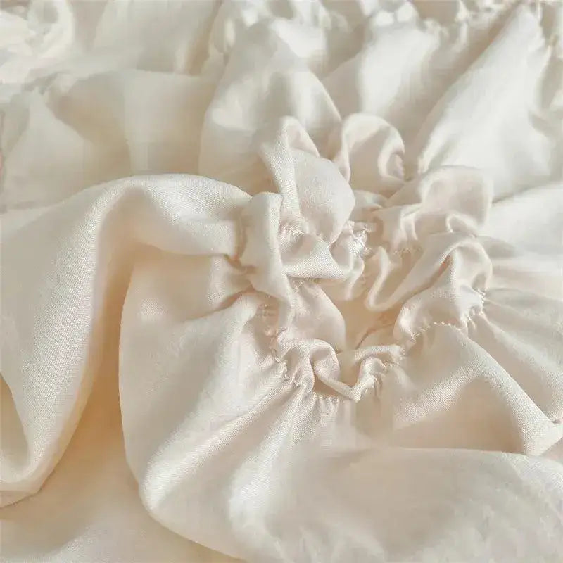 high-end-three-dimensional-pinch-pleated-bedding-set-modern-boho-quilt-bed-duvet-cover-pillow-case-besontique-home-50632 - Besontique Home