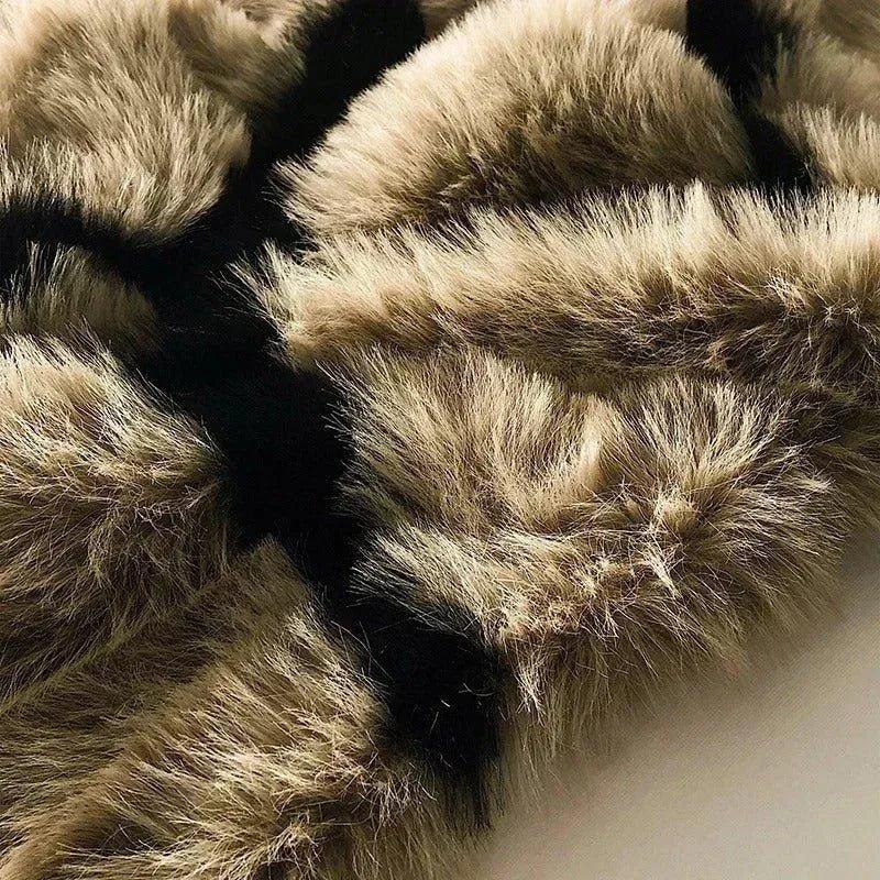 Imitation Faux Fox Fur Blanket │ High-end Warm Autumn Winter Blanket for Sofa Couch Bed Decor - Besontique Home