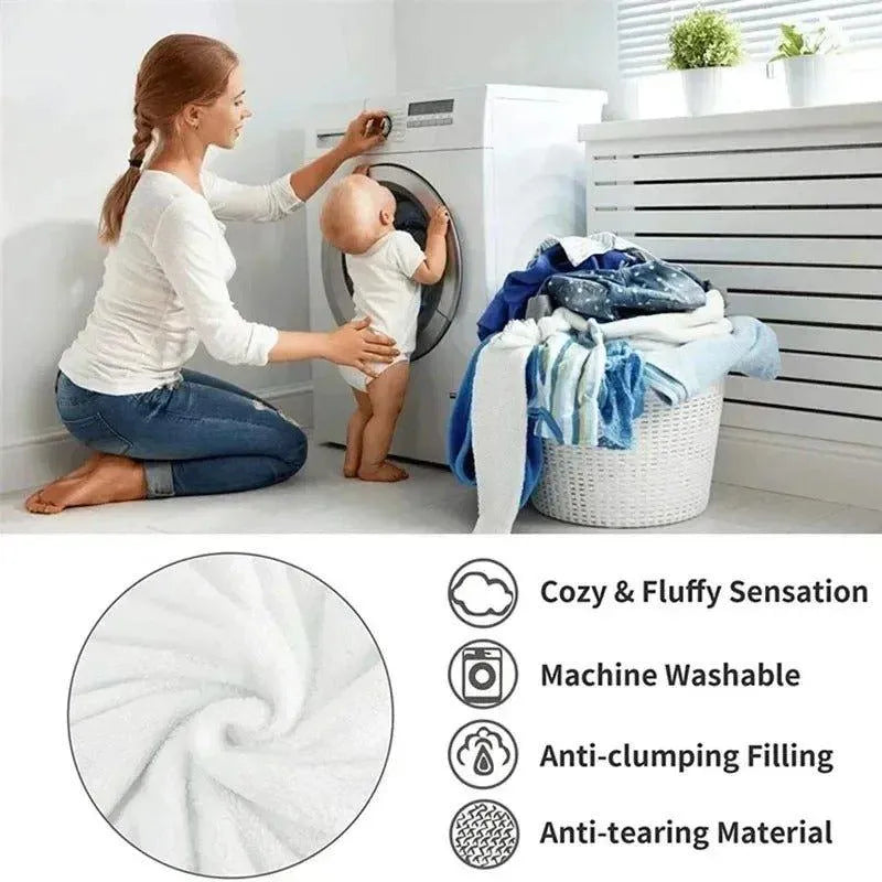 Imitation Faux Fox Fur Blanket │ High-end Warm Autumn Winter Blanket for Sofa Couch Bed Decor - Besontique Home